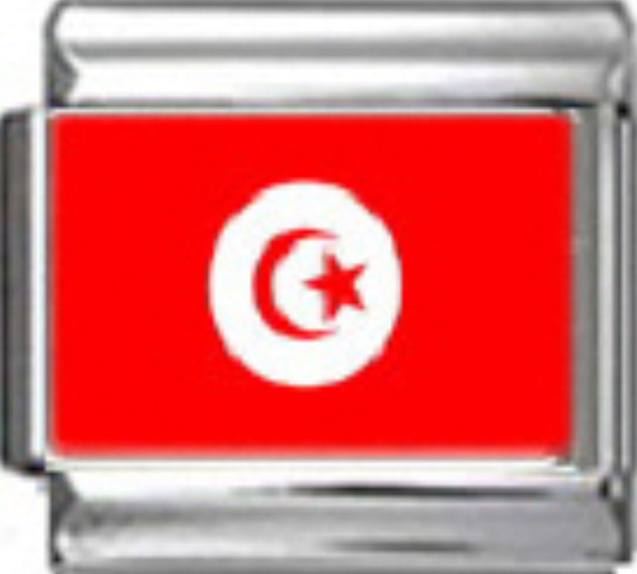 Flags, Travel: Stylysh Charms TUNISIA TUNISIAN FLAG Photo Italian
