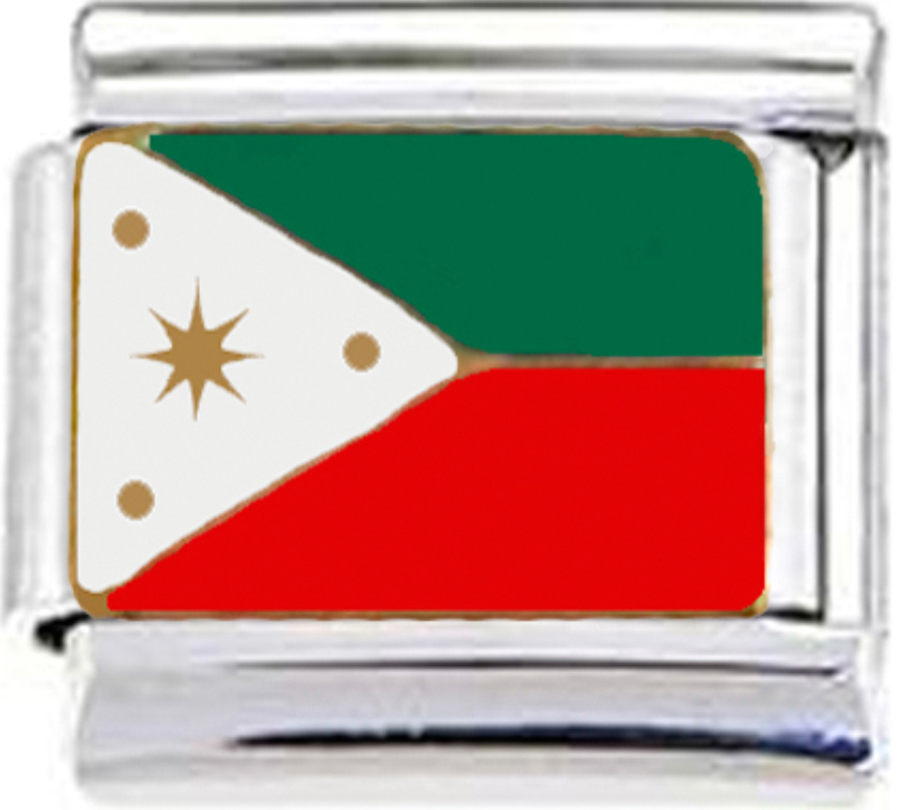 MEXICO MEXICAN FLAG Enamel Italian 9mm Charm PE049 Fits Nomination Classic 